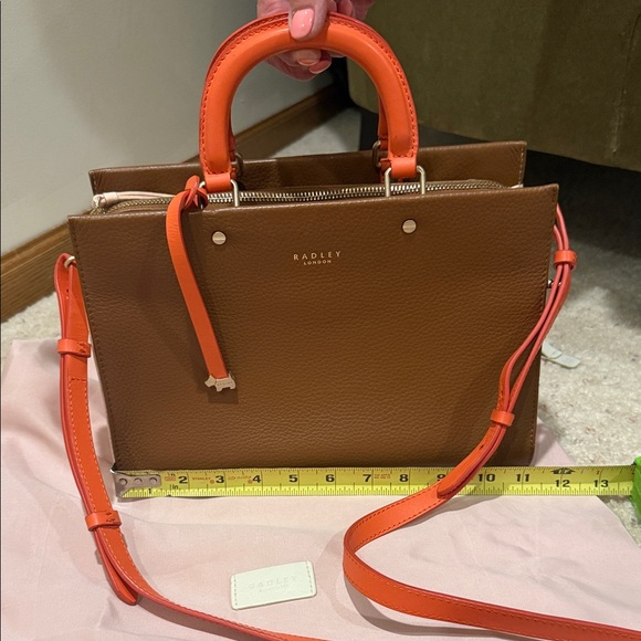 Radley London Brown and Orange Women's Bag - Picture 1 of 5